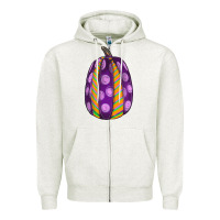 Oatmeal Heather watercolor halloween pumpkin Zipper Hoodie - RanaPortraitStore
