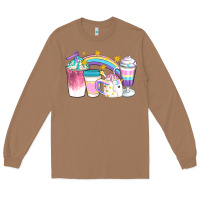 Toasted Coconut Unicorn Coffee Cups Long Sleeve Tee - Artiststas