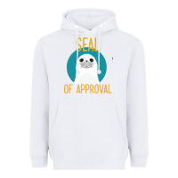 White Seal of Approval Heavyweight Hoodie - Bettercallsaul