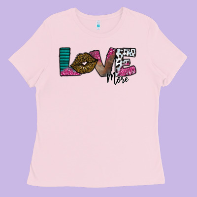 Love More Ladies Tee Designed By Sublimationcraftshop