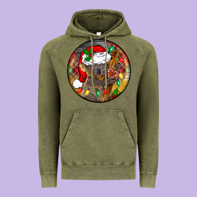 Christmas Koala Vintage Hoodie Designed By Barkaloodesign