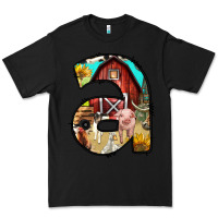 Black farm life alphabet lowercase letters a Premium Tee - BundleAndBundleShop