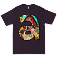 Plum farm life alphabet lowercase letters a Premium Tee - BundleAndBundleShop
