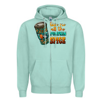 Watercolor Give Me All The Pumpkin Spice Zipper Hoodie | Teevron