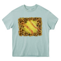 Arona watercolor glitter leopard softball background Heavy Core Tee - RanaPortraitStore