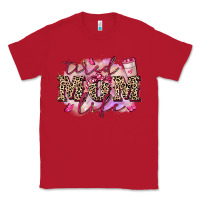 Red Tired mom life Classic Tee - FaDigitalArtStudio