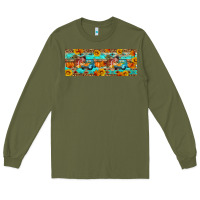 Army Green Farm life fall Long Sleeve Tee - Artiststas