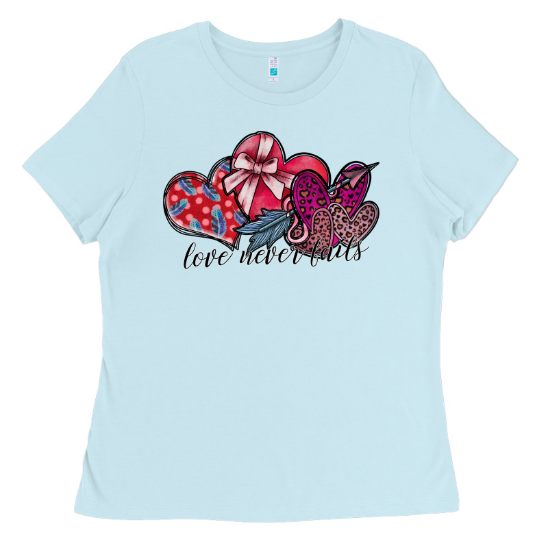 Love Never Fails Ladies Tee by SublimationCraftShop | Teevron