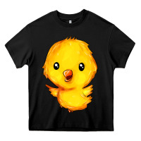 Black chick Heavy Core Tee - FaDigitalArtStudio