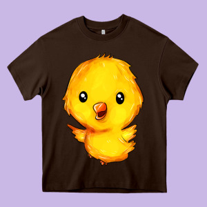 Chick Heavy Core Tee Designed By Fadigitalartstudio