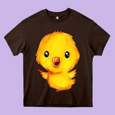 Chick Heavy Core Tee Designed By Fadigitalartstudio