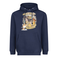 Navy Cats Against Cat Calls Heavyweight Hoodie - Bettercallsaul