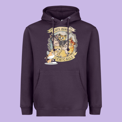 Cats Against Cat Calls Heavyweight Hoodie Designed By Bettercallsaul
