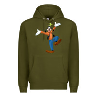 Army Green goofy Premium Hoodie - baoMotion
