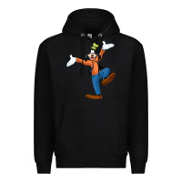 Black goofy Premium Hoodie - baoMotion