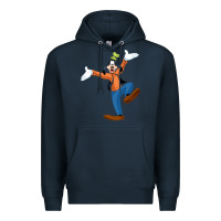 Navy goofy Premium Hoodie - baoMotion