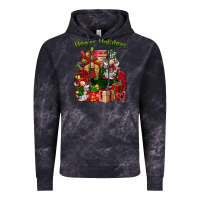 Cloud Black happy holidays gnomes truck Vintage Hoodie - BarkalooDesign