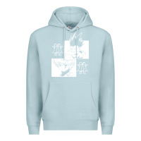 Blue Mist hunter gon and killua anime manga Premium Hoodie - baoMotion