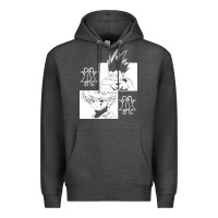 Charcoal Heather hunter gon and killua anime manga Premium Hoodie - baoMotion