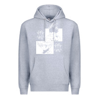Heather Grey hunter gon and killua anime manga Premium Hoodie - baoMotion