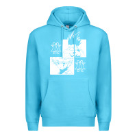 Ocean Blue hunter gon and killua anime manga Premium Hoodie - baoMotion