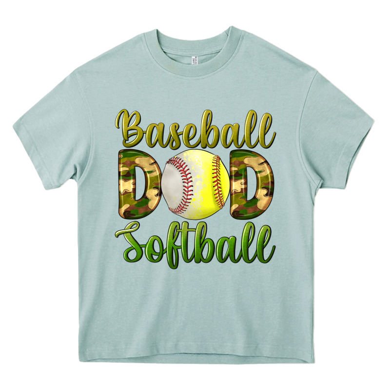 Baseball Dad Softball Heavy Core Tee by BundleAndBundleShop | Teevron