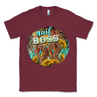 Burgundy nail boss Classic Tee - BarkalooDesign