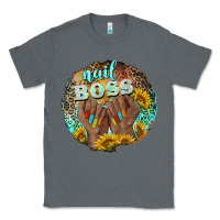 Charcoal Heather nail boss Classic Tee - BarkalooDesign
