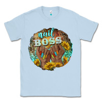 Dusty Blue nail boss Classic Tee - BarkalooDesign