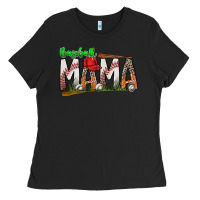 Black baseball mama Ladies Tee - SublimationCraftShop