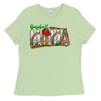 Matcha baseball mama Ladies Tee - SublimationCraftShop