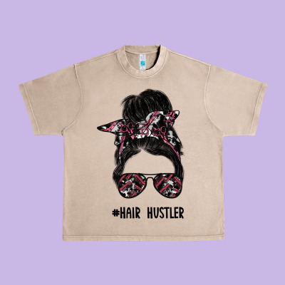 Hair Hustler Urban Heavy Tee Designed By Sublimationcraftshop
