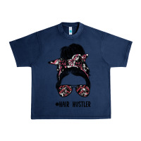 Navy hair hustler Urban Heavy Tee - SublimationCraftShop