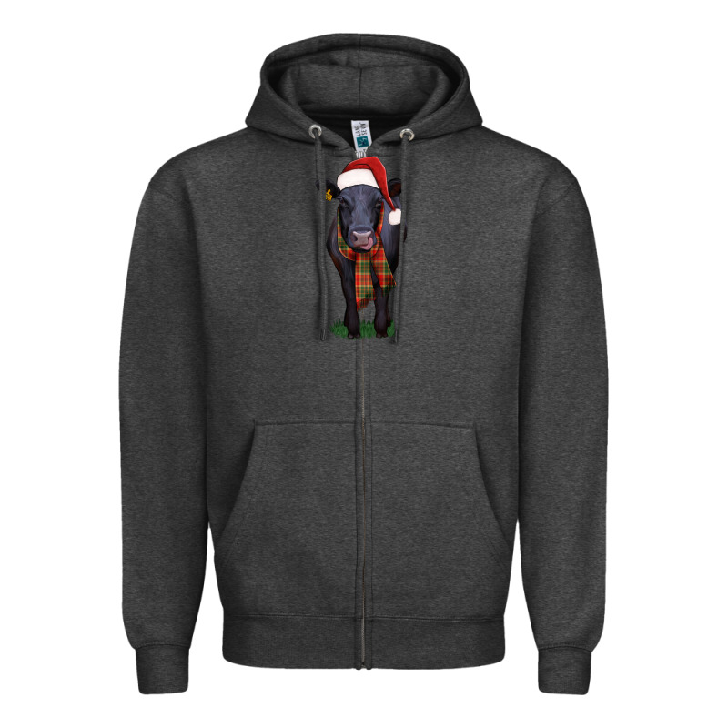 Black Angus Zipper Hoodie by RanaPortraitStore | Teevron