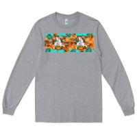 Heather Grey Goat Family Fall Long Sleeve Tee - Artiststas