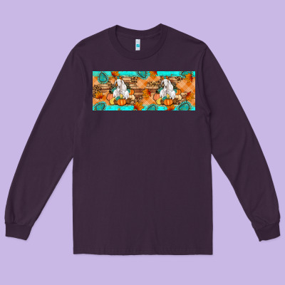 Goat Family Fall Long Sleeve Tee Designed By Artiststas