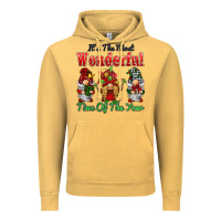 Vintage Mustard it's the most wonderful time of the year Vintage Hoodie - BarkalooDesign