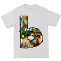 Dove Grey farm life alphabet lowercase letters b Premium Tee - BundleAndBundleShop