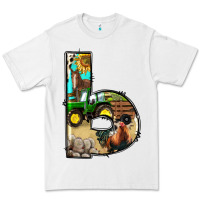 White farm life alphabet lowercase letters b Premium Tee - BundleAndBundleShop