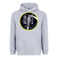 Heather Grey Space Travel Heavyweight Hoodie - Bettercallsaul