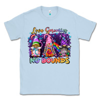 Dusty Blue love gnomies no brounds pride Classic Tee - FaDigitalArtStudio