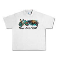 Lunar Rock peace love west bison Urban Heavy Tee - RanaPortraitStore
