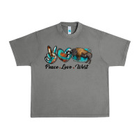 Tornado peace love west bison Urban Heavy Tee - RanaPortraitStore