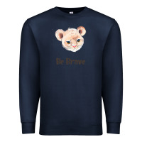 Navy lion cute animals Premium Sweatshirt - RanaPortraitStore