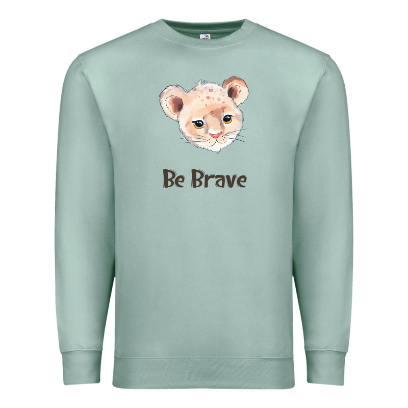 Lion Cute Animals Premium Sweatshirt by RanaPortraitStore | Teevron