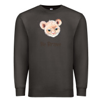 Smoke lion cute animals Premium Sweatshirt - RanaPortraitStore