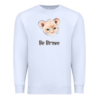 White lion cute animals Premium Sweatshirt - RanaPortraitStore