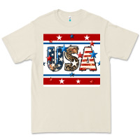 Bone 4th of july usa seamless pattern Premium Tee - BundleAndBundleShop