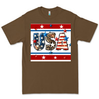 Cacao 4th of july usa seamless pattern Premium Tee - BundleAndBundleShop