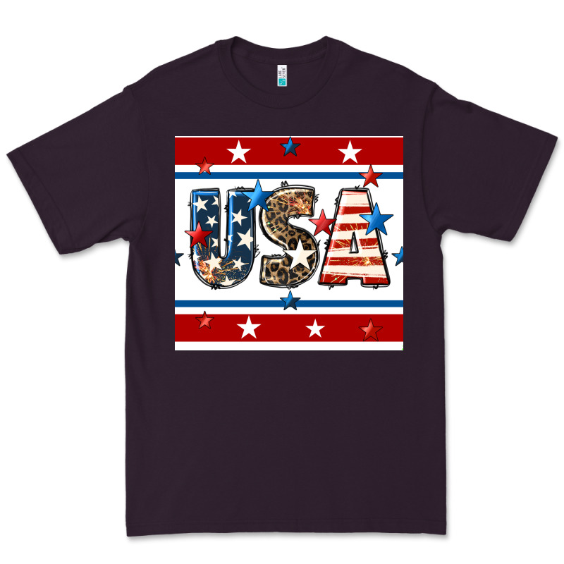 4th Of July Usa Seamless Pattern Premium Tee by BundleAndBundleShop | Teevron